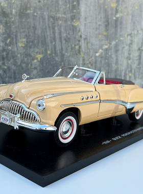 原厂 1/18 1949 别克云雀BUICK roadmaster ribira老爷车合金模型
