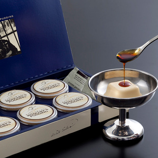 日本坂井宏行铁人布丁超浓郁牛奶鸡蛋果冻进口零食礼盒装6枚3枚