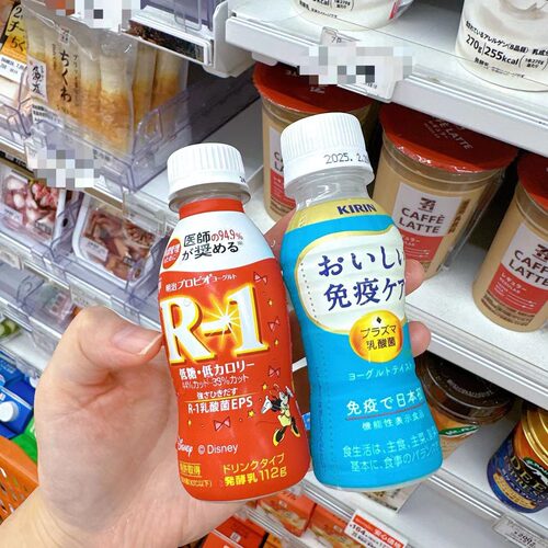 日本meiji明治乳酸菌R1发酵乳KIRIN乳酸菌提高免疫功能饮料112ml