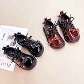 新款 子2026春秋季 公主鞋 女宝黑色表演出单鞋 女童小皮鞋 潮款 儿童鞋