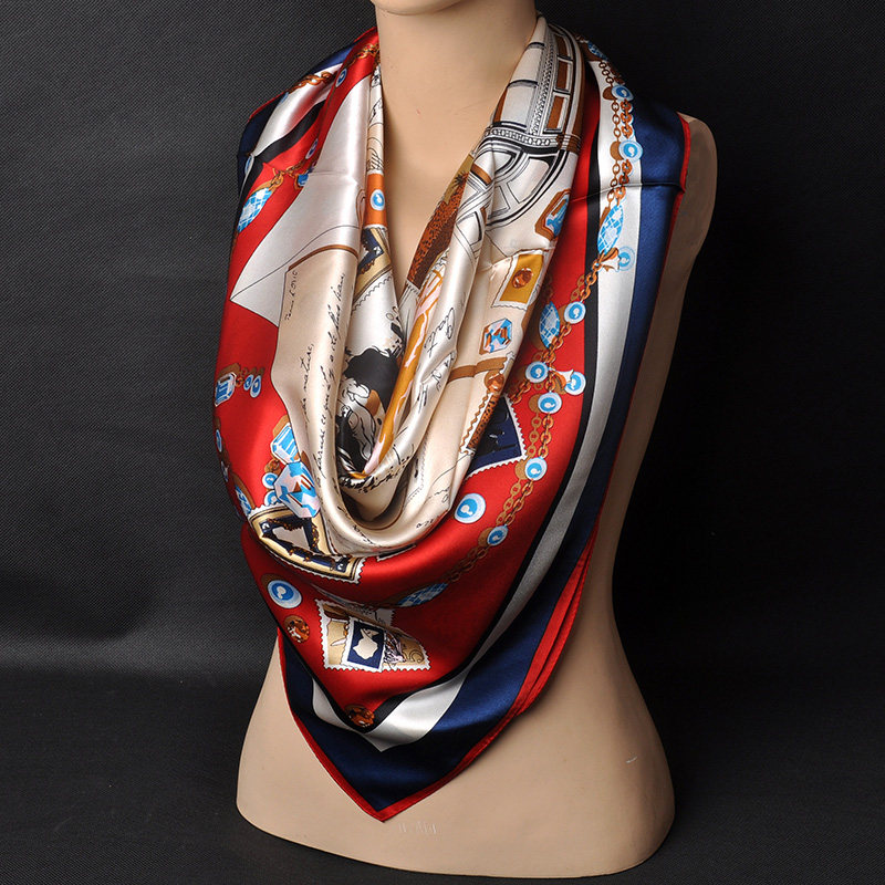 苏州丝绸真丝丝巾女士围巾桑蚕丝披肩春秋礼品真丝大方巾