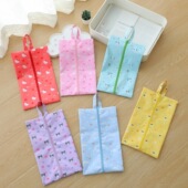 包库洛米kt沙滩游玩鞋 日式 手提便携拉链毛巾收纳挂袋儿童旅行鞋 袋