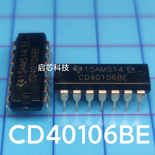 CD40106 CD40106BE  六路施密特触发器 PDIP-14