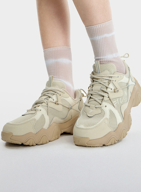 Fila/斐乐秋季FLUID4猫爪鞋4代女子复古运动鞋老爹鞋F12W332113F