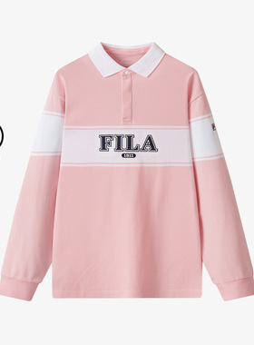 Fila/斐乐夏季新款儿童休闲运动针织长袖POLO衫K11B411205F