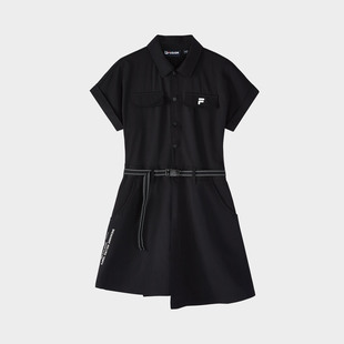 Fila/斐乐夏季新款女子户外潮流运动宽松梭织连体裤T11W326701C