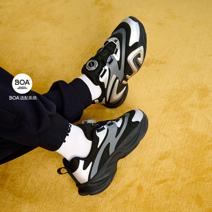 Fila/斐乐MIND8 SOUTH灵智男中大童旋钮儿童复古跑鞋K15B511117F