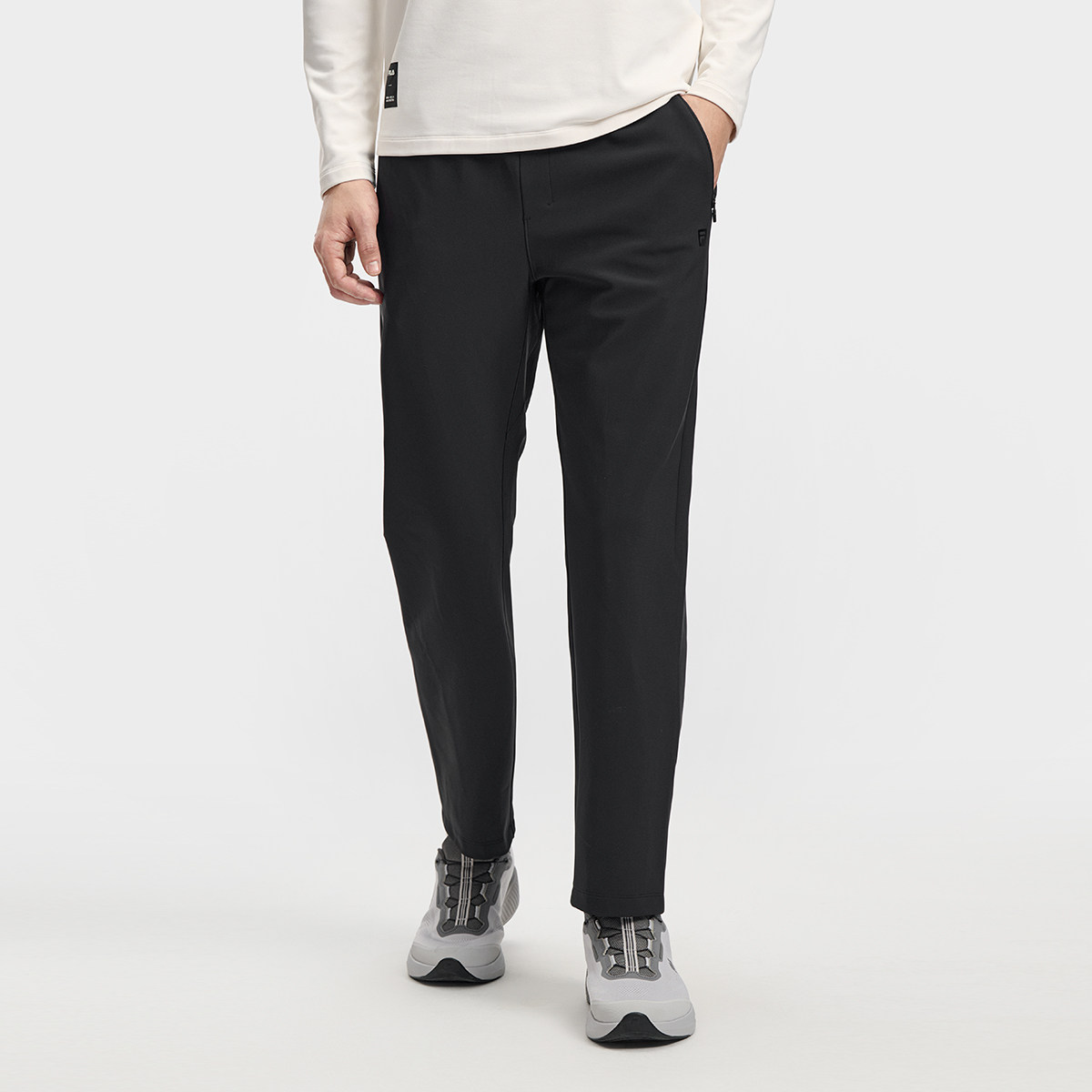 Fila/斐乐冬季新款男子户外时尚百搭休闲运动针织长裤A11M611601F,运动服/休闲服装,运动长裤,淘宝优惠券,粉丝福利购,淘宝优惠卷