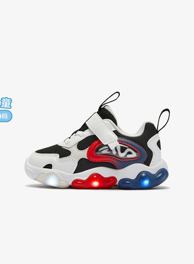 Fila/斐乐STARRY 爪爪灯鞋男童户外魔术贴儿童闪灯鞋K13B511605F
