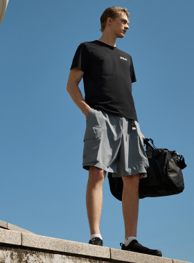 斐乐/Fila SORONA纱线运动男士户外透气针织短袖衫A51M521108D