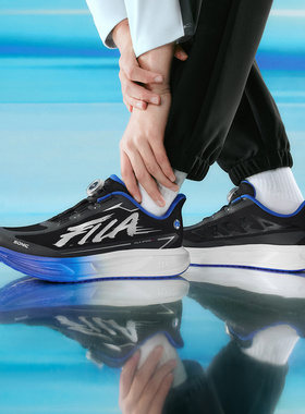 Fila/斐乐冬季新款男中大童超跑6户外时尚运动跑步鞋K15B612103F