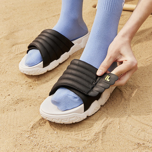 Fila/斐乐SLIPPER面包鞋女子潮流运动拖鞋T12W321507I