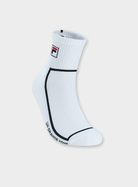 Fila/斐乐男士中腰袜春季时尚休闲舒适运动中筒袜F13M519301F