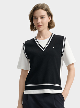 Fila/斐乐夏季新款女子户外时尚休闲运动舒适短袖T恤F11W533102F