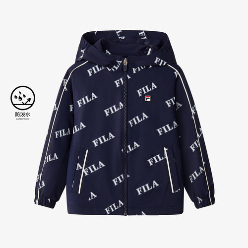 斐乐女童经典生活防泼水梭织外套