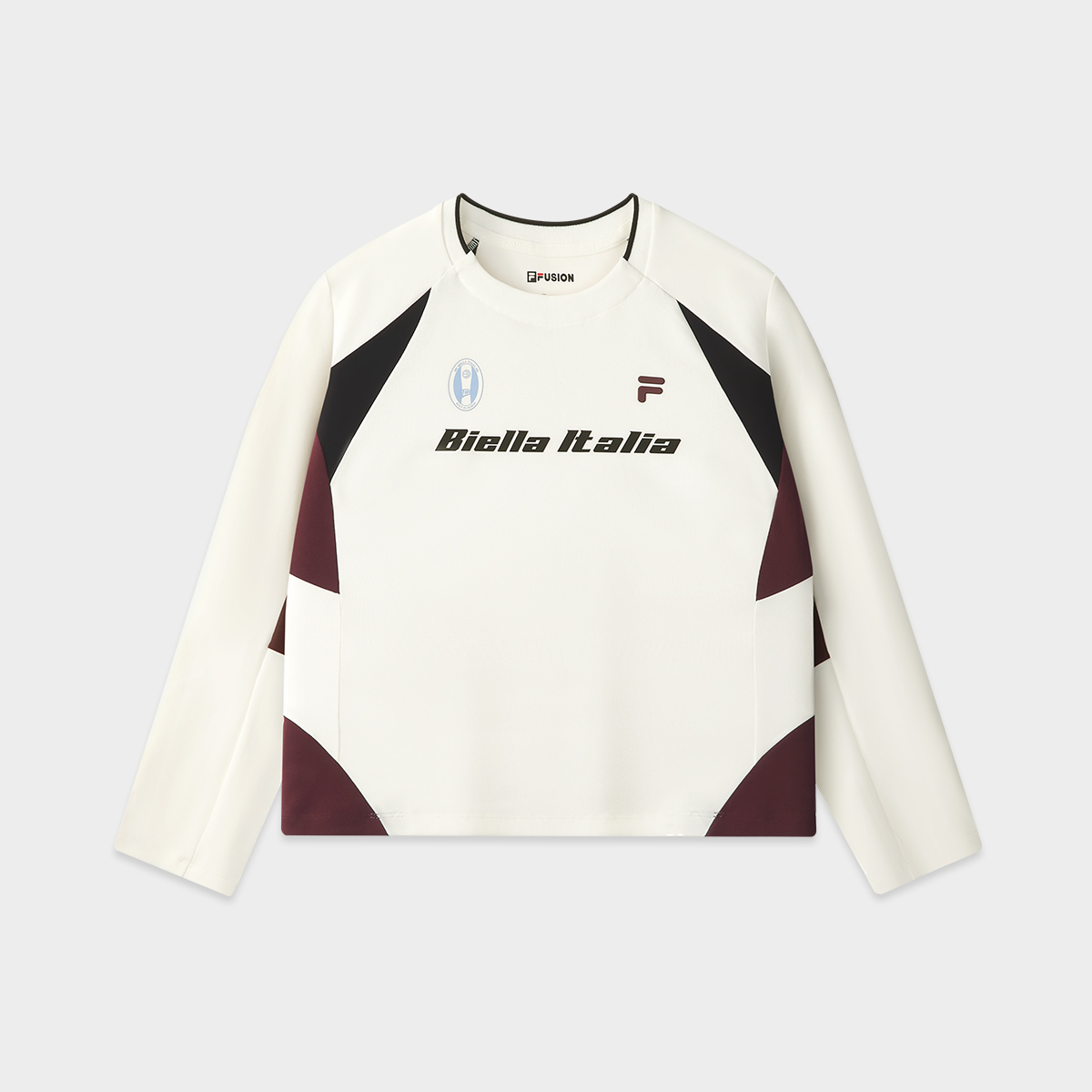 斐乐女子潮流运动修身长袖T恤衫