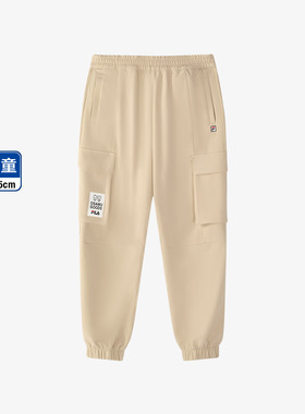 Fila/斐乐KIDSx原田治联名系列男童经典生活梭织长裤K12B444804F