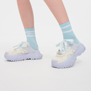 Fila MULE硬糖鞋 女子潮流运动厚底潮鞋 T12W431607F 斐乐BIANCO