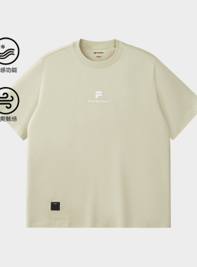 Fila/斐乐夏季新款男子户外时尚休闲潮流运动短袖T恤T11M533117A