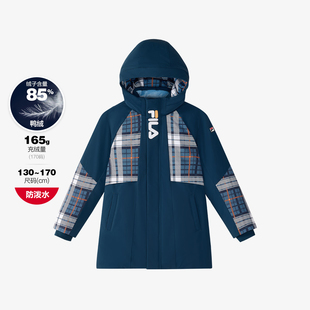 Fila/斐乐KIDSx原田治联名系列男童经典中长款羽绒服K12B444906F