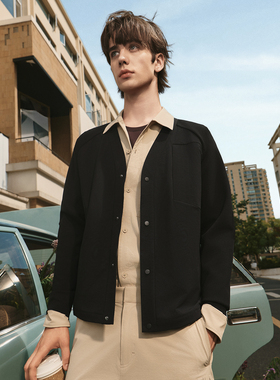 Fila/斐乐秋季新款男子户外时尚休闲高端商务梭织外套F11M532712F