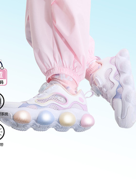 Fila/斐乐秋季新款FRAGOLA草莓鞋女小童儿童闪灯鞋K14G521604F