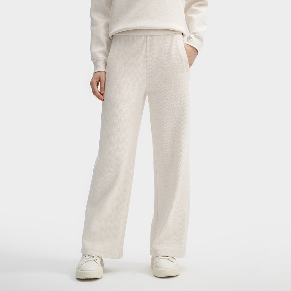 Fila/斐乐冬季新款女子户外时尚百搭休闲运动针织长裤F61W613698A,运动服/休闲服装,运动长裤,淘宝优惠券,粉丝福利购,淘宝优惠卷