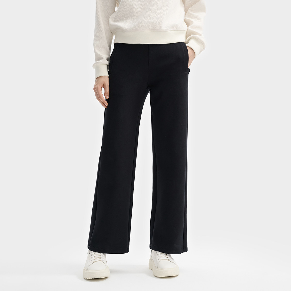 Fila/斐乐冬季新款女子户外时尚百搭休闲运动针织长裤F61W613699A,运动服/休闲服装,运动长裤,淘宝优惠券,粉丝福利购,淘宝优惠卷