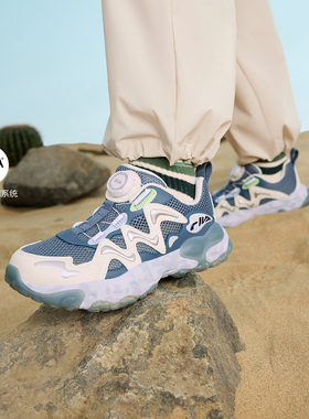 Fila/斐乐秋季新款MANIS龙鲤男中大童户外儿童户外鞋K15B522502F