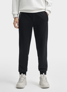 Fila/斐乐秋季新款男子户外时尚休闲运动加绒针织长裤F11M449601F