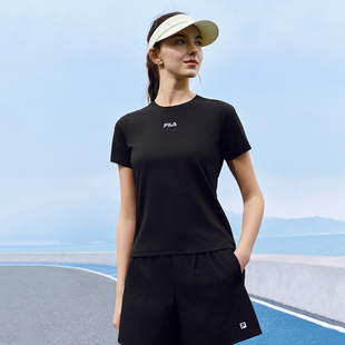 斐乐/Fila2026新款女士健身系列吸湿速干多色短袖T恤A11W621102F