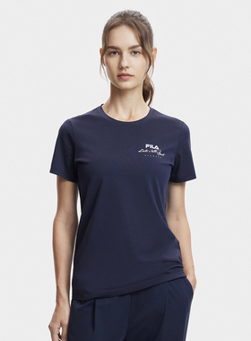 Fila/斐乐夏季新款女子户外时尚休闲运动健身短袖T恤A61W521115A
