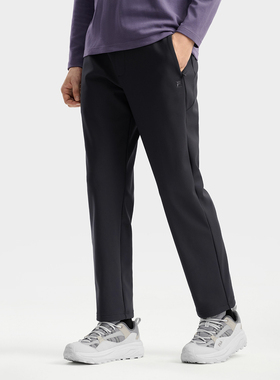 Fila/斐乐冬季新款男子户外时尚百搭休闲运动针织长裤F11M543605F