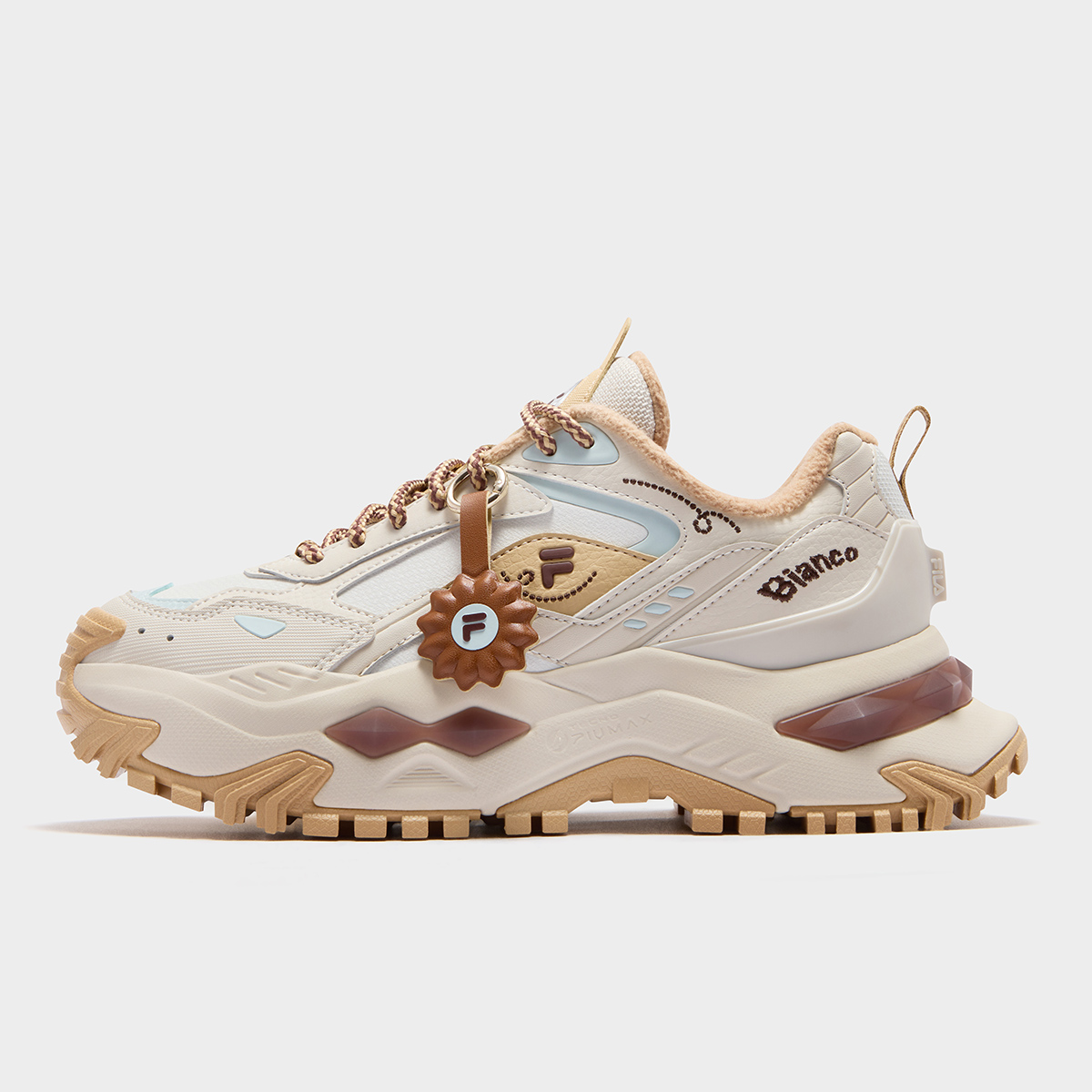 斐乐硬糖鞋加绒版女子厚底潮鞋