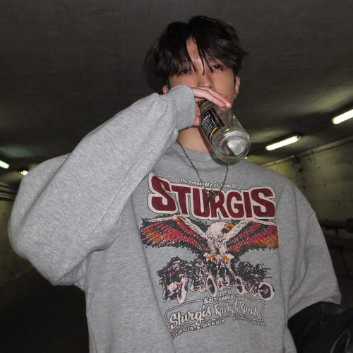 Lookiva印花春秋男卫衣