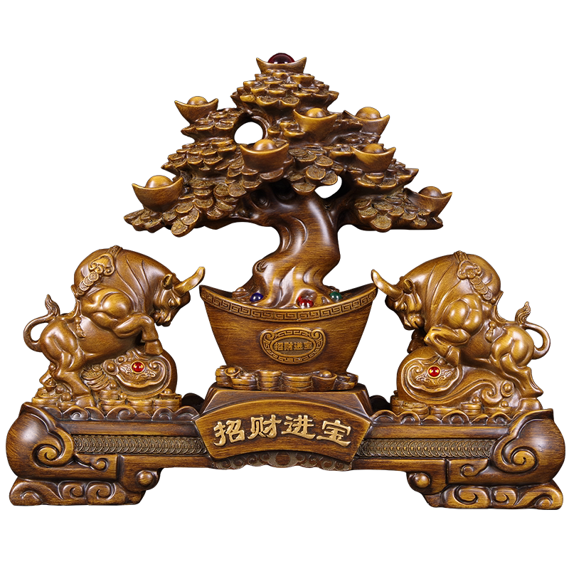 招财摇钱树貔貅金蟾组合开业礼品
