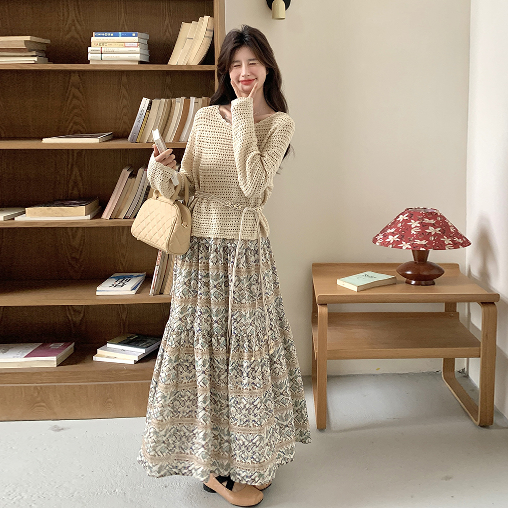 2025夏装新款时尚百搭二件套套裙2C318--9916--P145K218