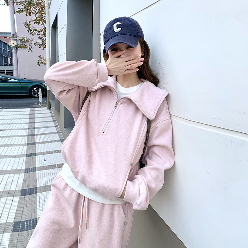 春装新款2026百搭韩版二件套套裤2C318--9905-P165K228,女装套装/套裙,2C318