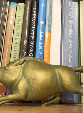 日本摆件野猪摆件铜制