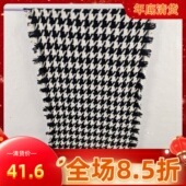 古着纯色图案围巾