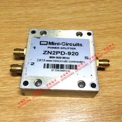 Mini-Circuits ZN2PD-920 800-920MHZ 一分二功分器 SMA