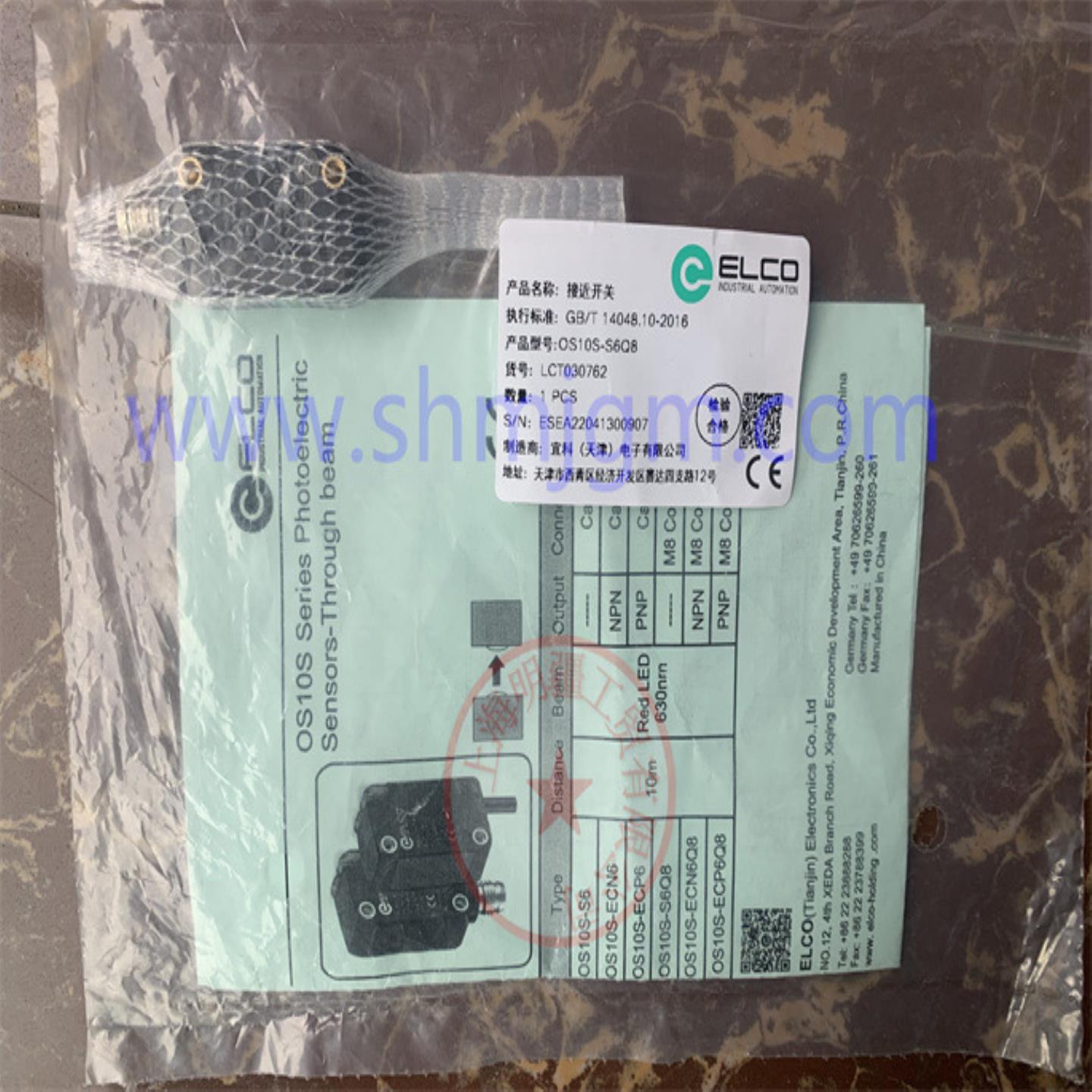 OS10S-ECP6Q8 库存现货全新原装正品 ELCO 宜科  OS10S-ECP6Q8