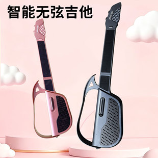 智能无弦吉他自动挡新手入门可不锈钢宝宝男孩吉他玩具儿童乐器