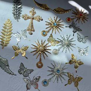 痛包材料 谷美扎痛包材料套装填充物吧唧装饰物手工diy饰品配件