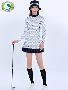 G-LIFE高尔夫女装套装秋冬女款网球服golf服装款长袖短裙裤