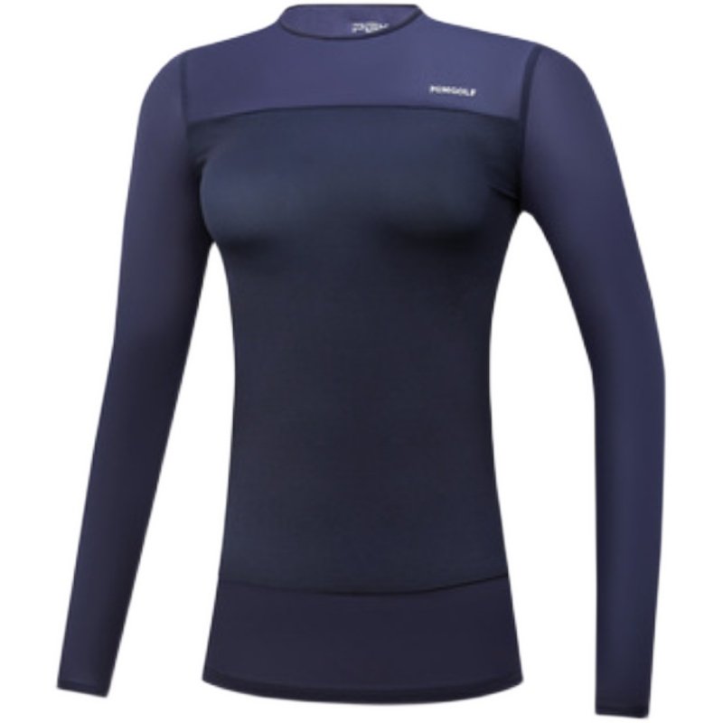 韩国进口面料！高尔夫防晒衣冰丝运动打底衫女夏内搭长袖薄款球衣