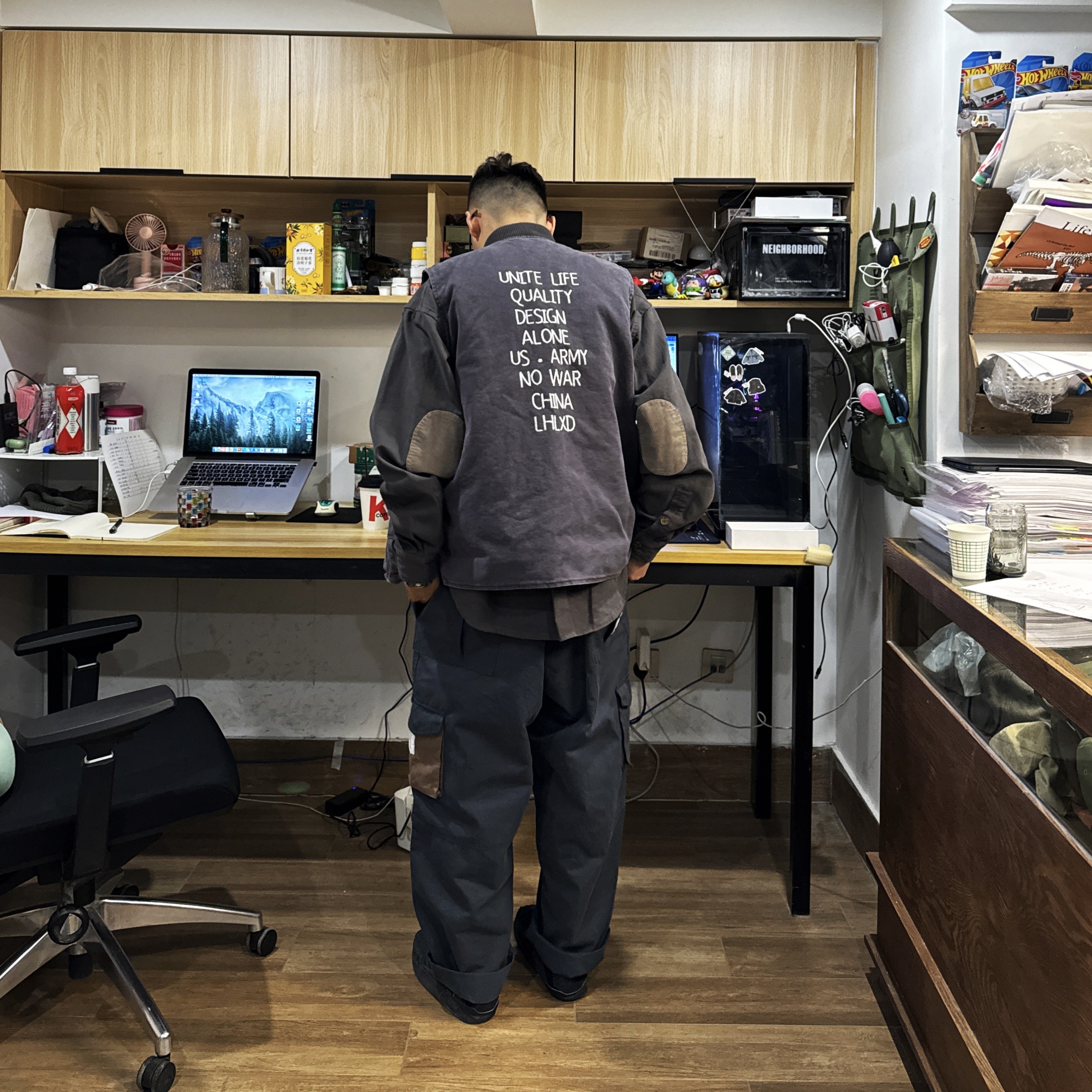 廓形马甲标语刺绣廓形