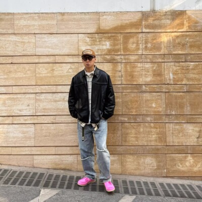 UNITELIFE25AW主线 蛋白PU皮仿小羊皮拉链珩棉廓形皮衣外套夹克