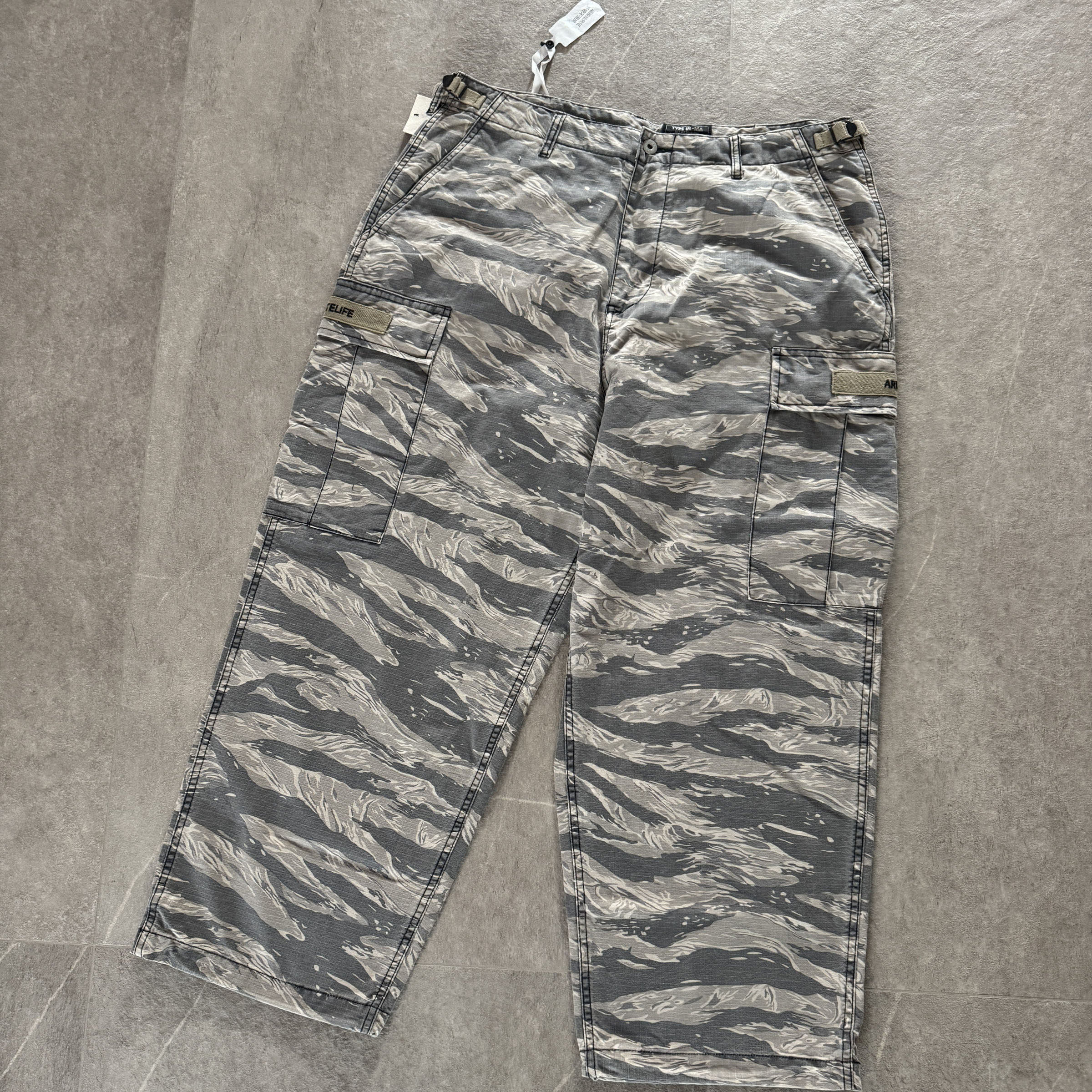 UNITELIFE25AW主线 订织虎纹珠帆格军事工装CARGO