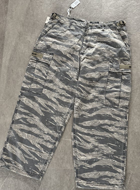UNITELIFE25AW主线 订织虎纹珠帆格军事工装CARGO口袋长裤工装裤